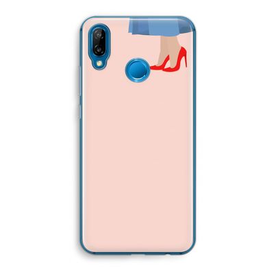 High heels: Huawei P20 Lite Transparant Hoesje