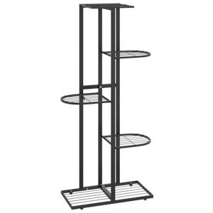 vidaXL Bloemenstandaard met 5 lagen 43x22x98 cm metaal zwart