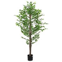 VidaXL Kunst ficus plant 1260 bladeren 200 cm groen