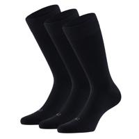 Apollo Merinowollen Sokken 3-pack Zwart-35/38