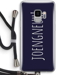 Joengneuh!: Samsung Galaxy S9 Transparant Hoesje met koord