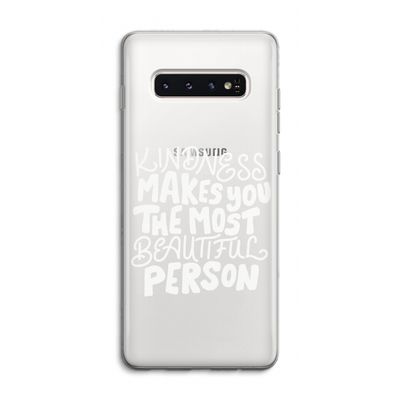 The prettiest: Samsung Galaxy S10 4G Transparant Hoesje