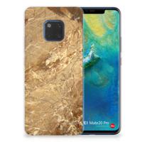 Huawei Mate 20 Pro | TPU | Siliconen hoesje | Marmer Creme Huawei Mate 20 Pro | TPU | Siliconen hoesje | Marmer Creme