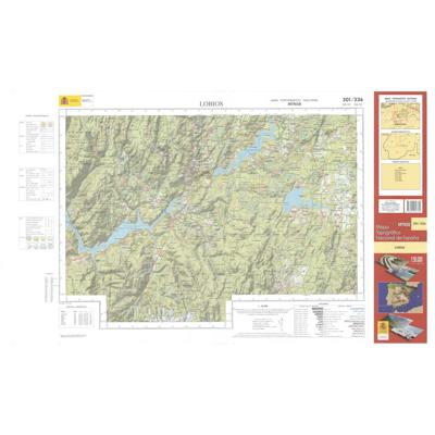 Topografische kaart 301/336 MT50 Lobios | CNIG - Instituto Geográfico Nacional1