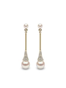 Yoko London boucles d'oreilles en or 18ct ornées de perles