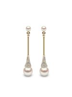 Yoko London boucles d'oreilles en or 18ct ornées de perles - thumbnail