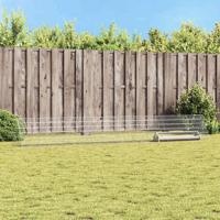 VidaXL Kippenhok zilver 430 x 55 x 55 cm gegalvaniseerd staal