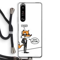 GSM secure: Sony Xperia 1 III Transparant Hoesje met koord