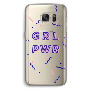 GRL PWR: Samsung Galaxy S7 Transparant Hoesje