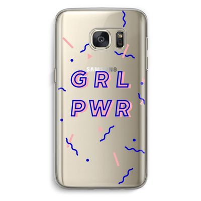 GRL PWR: Samsung Galaxy S7 Transparant Hoesje