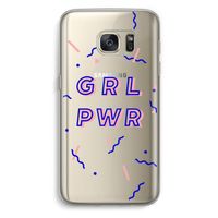 GRL PWR: Samsung Galaxy S7 Transparant Hoesje