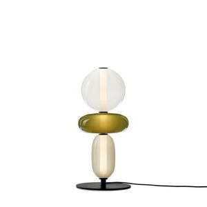 Bomma Pebbles Small Vloerlamp - Configuratie 3 - Wit - groen