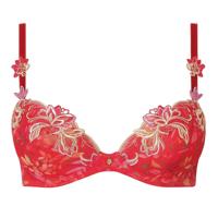 Lise Charmel lingerie Foret Rubis Push-up BH rood ACJ8517 Lise Charmel lingerie Foret Rubis Push-up BH rood ACJ8517