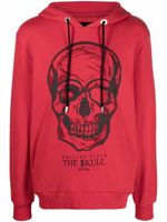 Philipp Plein hoodie Skull à imprimé graphique - Rouge