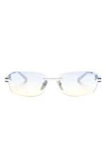 Prada Eyewear lunettes de soleil rectangulaires - Argent