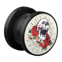 Tunnel met Vintage Tattoo Design Acryl Tunnels & Plugs - thumbnail