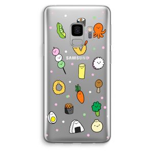 Happy bento friends: Samsung Galaxy S9 Transparant Hoesje