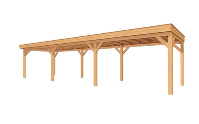 YARD Outdoor SUBLIME Buitenverblijf Plat dak - 1100x300 cm- Plat dak- - YARD Outdoor
