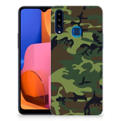 Samsung Galaxy A20s | TPU bumper | Army Dark