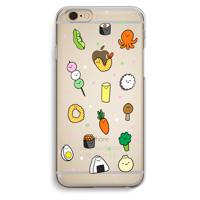 Happy bento friends: iPhone 6 / 6S Transparant Hoesje - thumbnail