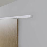Xperta set 2m rail - Wit - vloerplint - Enkele deur - Dubbel soft - inbouw auto fix