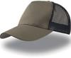 Atlantis AT511 Rapper Cotton Cap - Olive/Black - One Size