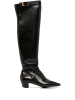 TOM FORD bottes en cuir 40 mm - Noir TOM FORD bottes en cuir 40 mm - Noir