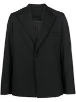 Séfr blazer à simple boutonnage - Noir