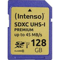 Intenso Premium SDXC-kaart 128 GB Class 10, UHS-I Intenso Premium SDXC-kaart 128 GB Class 10, UHS-I