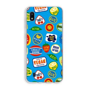 Fruitsticker: Samsung Galaxy A10 Transparant Hoesje