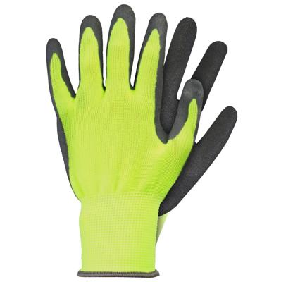 Werkhandschoenen latex geel XL - Talentools