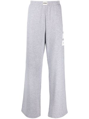 Natasha Zinko pantalon de jogging à imprimé graphique - Gris