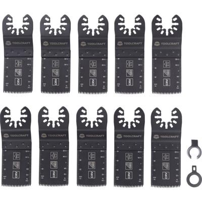 TOOLCRAFT TO-10283853 Chroom-vanadium staal Multitool toebehorenset 32 mm 10 stuk(s)