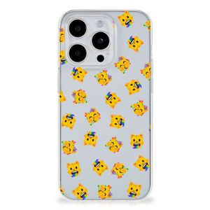 TPU bumper voor iPhone 15 Pro Max Katten Emojis