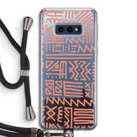 Marrakech Pink: Samsung Galaxy S10e Transparant Hoesje met koord