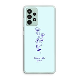 Bloom with grace: Samsung Galaxy A52s 5G Transparant Hoesje