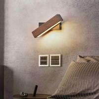 Eenvoudige Rotatable bed slaapkamer muur lamp warm nachtlampje grootte: 31cm (walnoot)