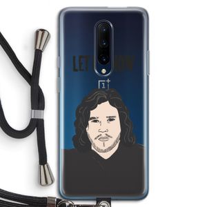 Let It Snow: OnePlus 7 Pro Transparant Hoesje met koord
