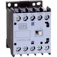 WEG CWC07-10-30D24 Contactor 3x NO 3 kW 230 V/AC 7 A Met hulpcontact 1 stuk(s) - thumbnail