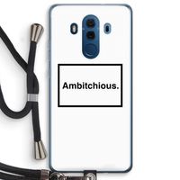 Ambitchious: Huawei Mate 10 Pro Transparant Hoesje met koord