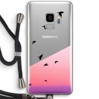 Fly away: Samsung Galaxy S9 Transparant Hoesje met koord Fly away: Samsung Galaxy S9 Transparant Hoesje met koord