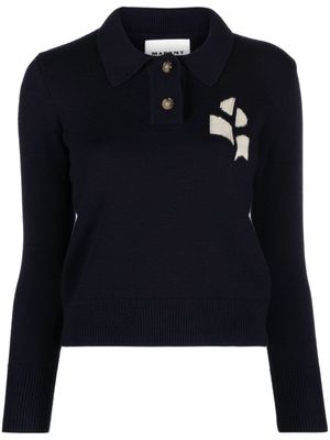 MARANT ÉTOILE polo Nola en maille - Bleu