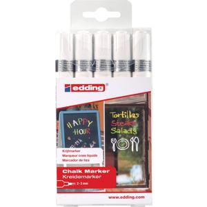 Edding 4095 Krijtmarker Wit, Wit, Wit, Wit, Wit 2 mm, 3 mm