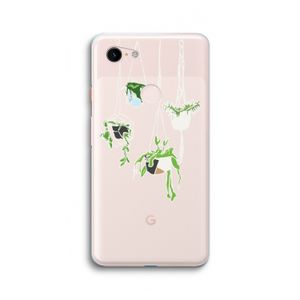 Hang In There: Google Pixel 3 XL Transparant Hoesje