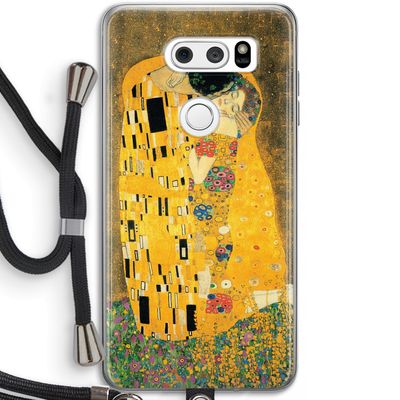 Der Kuss: LG V30 Transparant Hoesje met koord