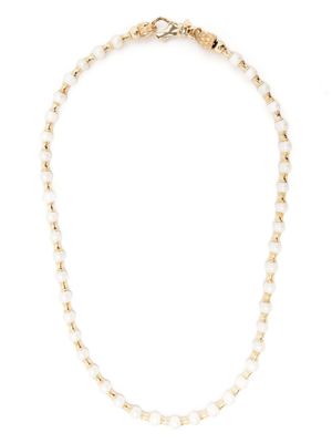 Emanuele Bicocchi collier serti de perles - Blanc