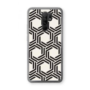 Geometrisch patroon: Xiaomi Redmi 9 Transparant Hoesje