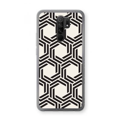 Geometrisch patroon: Xiaomi Redmi 9 Transparant Hoesje
