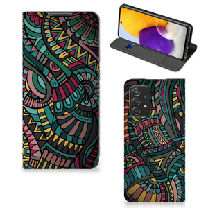 Samsung Galaxy A72 (5G/4G) Hoesje met Magneet Aztec