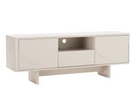 TV-meubel SAVOY 150cm 3D met wit marmeren keramisch blad - 47798